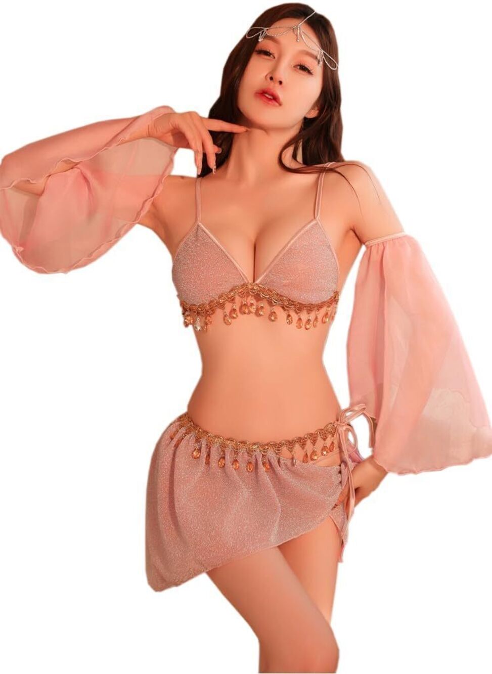 8124 Sexy Cosplay Lingeries Anime Maid Dress Halloween Chinaese Classical